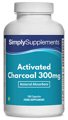 Activated Charcoal 300mg (180 Capsules)