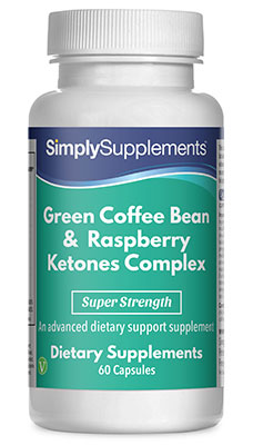 Green Coffee Bean Raspberry Ketones Complex (60 Capsules)