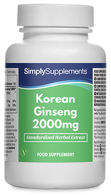 Korean Ginseng 2000mg (120 Tablets)