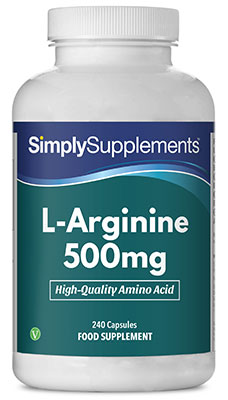 L Arginine 500mg (240 Capsules)