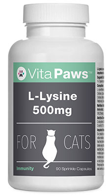 L Lysine 500mg Cats (90 Sprinkle Capsules)