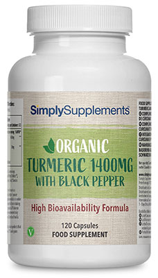 Organic Turmeric (120 Capsules)