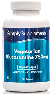 Vegetarian Glucosamine 750mg (360 Capsules)
