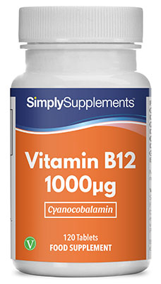 Vitamin B12 1000mcg (120 Tablets)