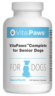 Vitapaws Complete Senior Dogs (180 Sprinkle Capsules)