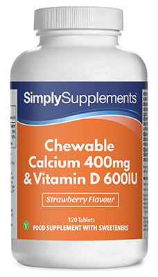 Chewable Calcium Vitamin D (120 Tablets)