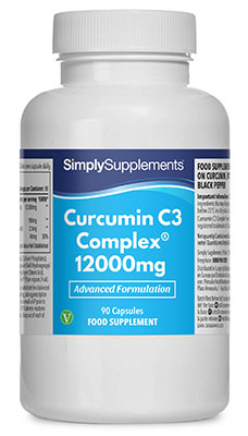Curcumin 12000mg C3 Complex (90 Capsules)