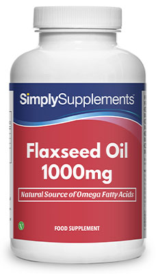 Flaxseed Oil 1000mg (120 Capsules)