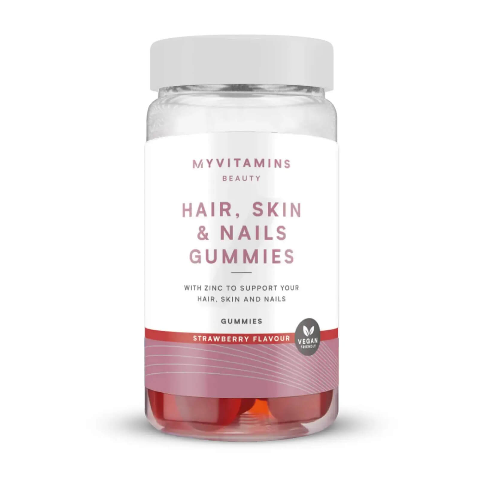 Hair  Skin And Nails Gummies - 60gummies - Strawberry (vegan)