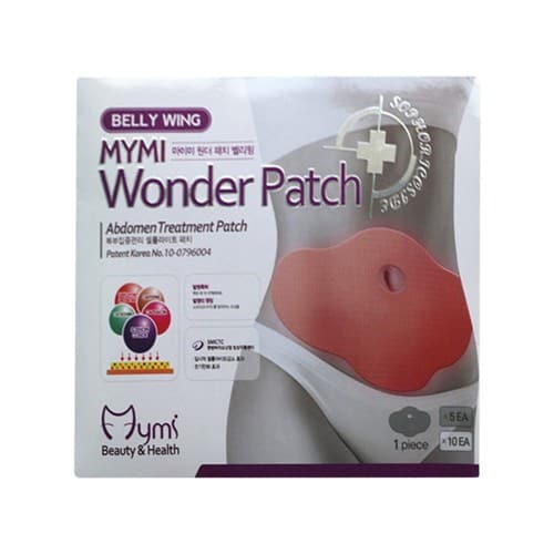 Mymi Wonder Belly Patches - 5 Patches - Helps To Reduce Belly Fat