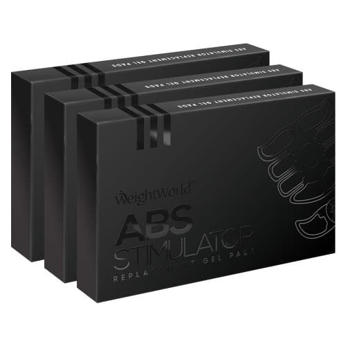 Abs Stimulator Replacement Gel Pads - 12 X Abs Stimulator Pads - To Replace Every 20-30 Uses Of The Device - 3 Pack
