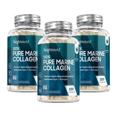 Pure Marine Collagen - High Potency Supplement - 1170mg- 3 Pack