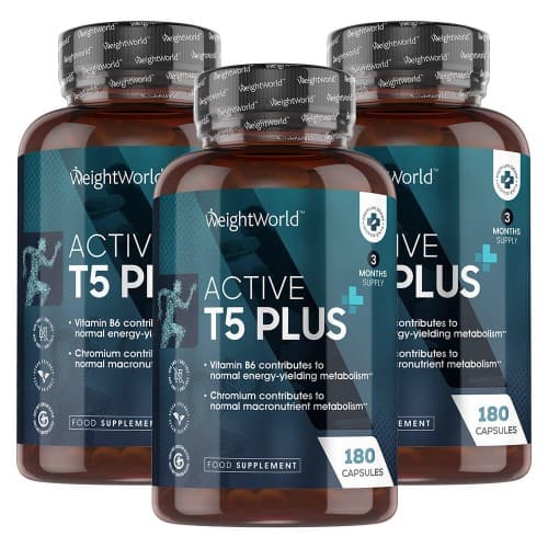 Active T5 Plus - High Strength Weight Management Supplement - 360 Capsules - 2 Pack