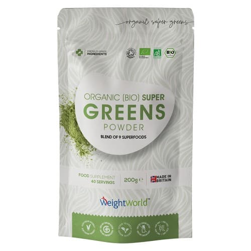 Super Greens Powder 200g And 9 Organic Superfoods Weight Management And Vitality Powder  Brain  HeartandDigestive Health  Vegan-friendly