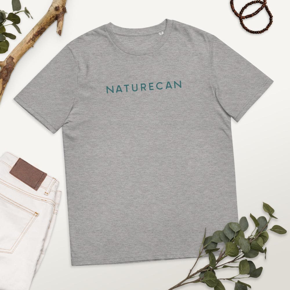 Unisex Organic Cotton T-shirt - Heather Grey / Xl