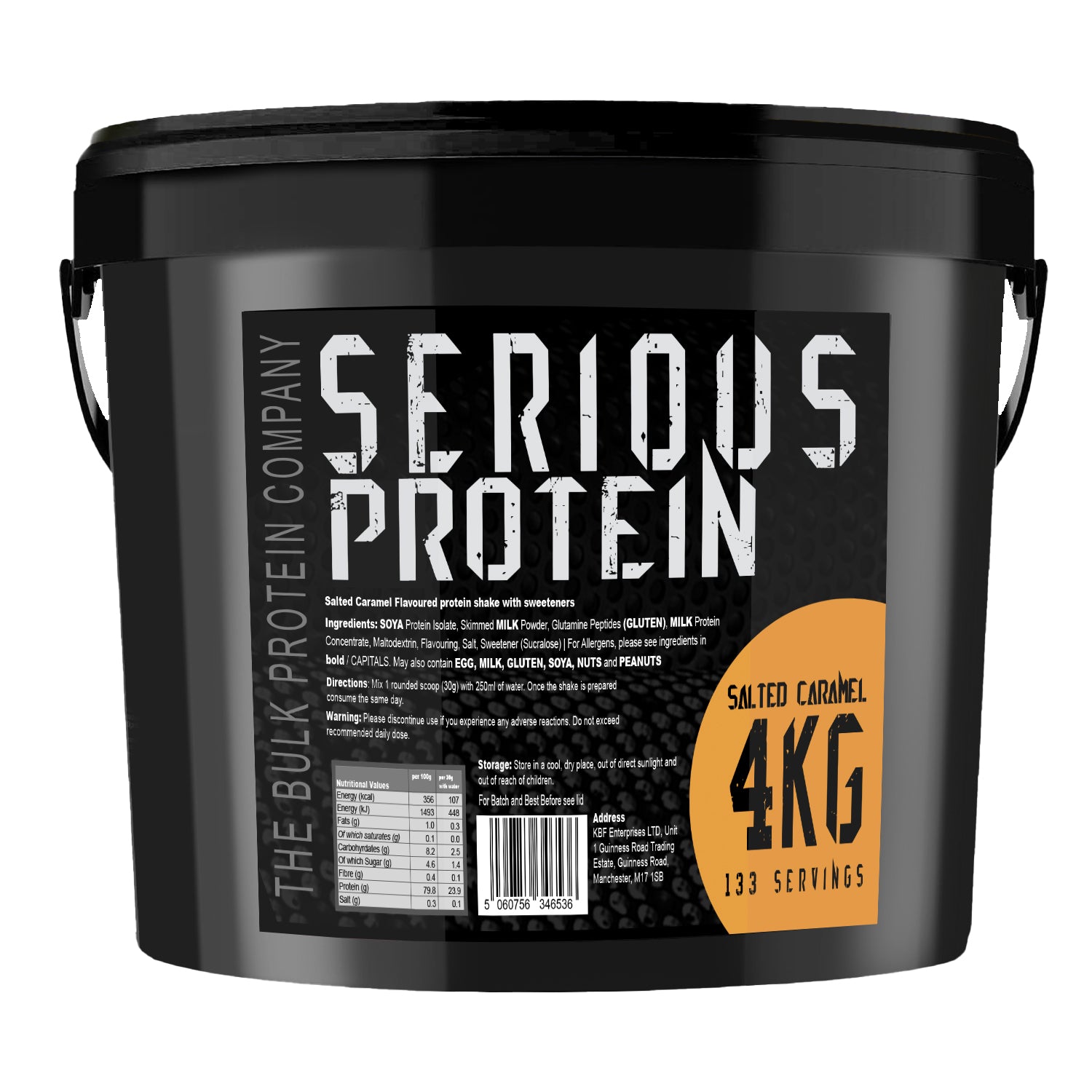 The Bulk Protein Company Serious Protein - Salted Caramel 4kg