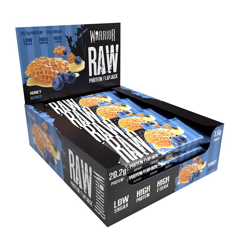 Warrior Raw Protein Flapjack - 12 Bars 12 Bars