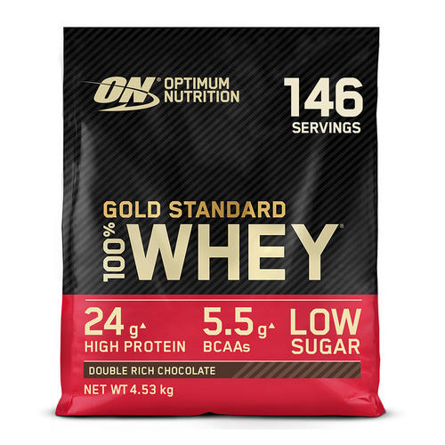 Gold Standard 100% Whey Protein Supplement 4.54 Kg (146 Shakes)