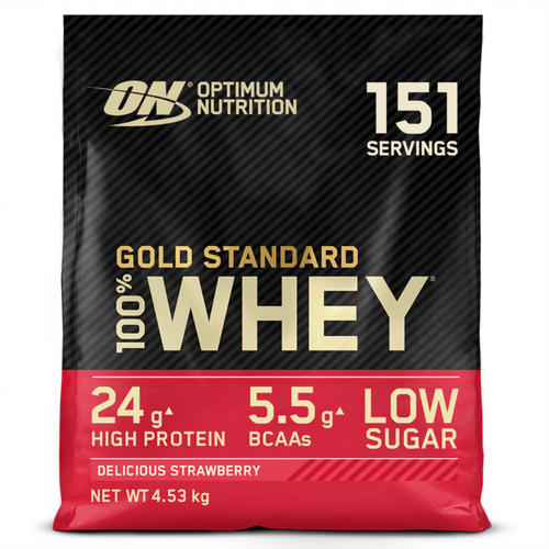 Gold Standard 100% Whey Protein Supplement 4.54 Kg (151 Shakes)