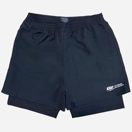 On Man Double Layer Shorts Black Xs