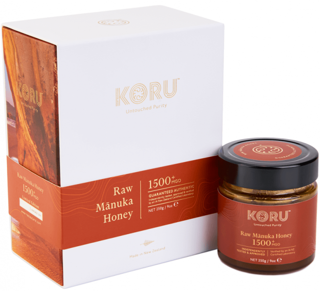 Koru 1500+mgo Manuka Honey (250g)